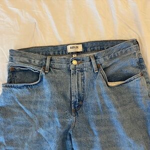 Agolde light blue jeans